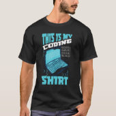 Dit is mijn coderende Shirt Website Programmer Web (Voorkant)