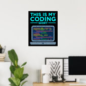 Dit is mijn computerprogrammeerprogramma voor code poster (Thuiskantoor)