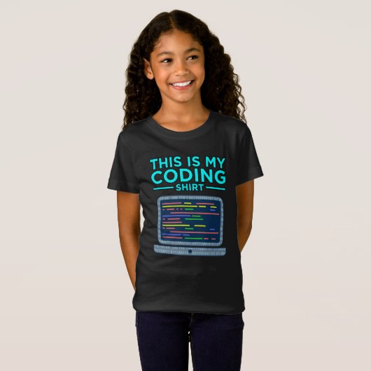 Dit is mijn computerprogrammeerprogramma voor code t-shirt (Voorkant volledig)