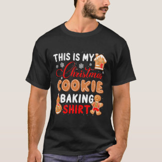 Dit is mijn cookie bakken mam familie team t-shirt
