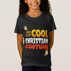 Dit is mijn coole CHRISTELIJKE KOSTUUM Halloween K T-shirt