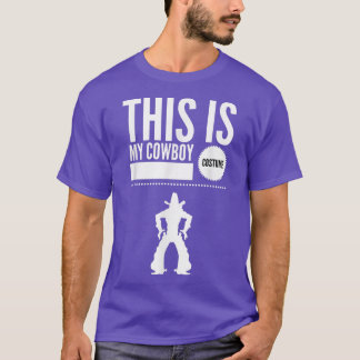Dit is mijn Cowboy Costume Halloween Westerne Funn T-shirt
