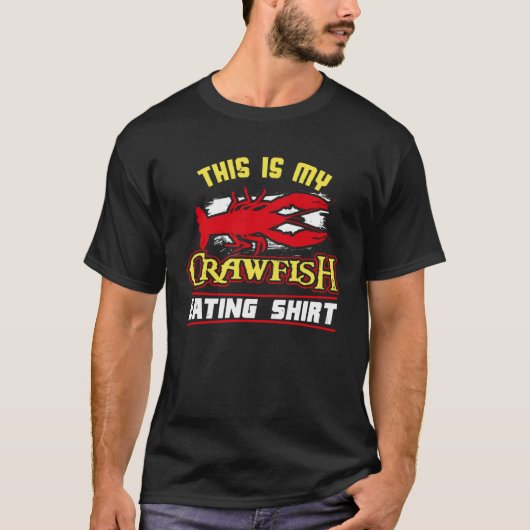 Dit is mijn Crayfish Eating Crawdad Mudbu T-shirt (Voorkant)