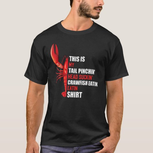 Dit is mijn Crayfish Eating Crayfish Cajun Boil Pa T-shirt (Voorkant)