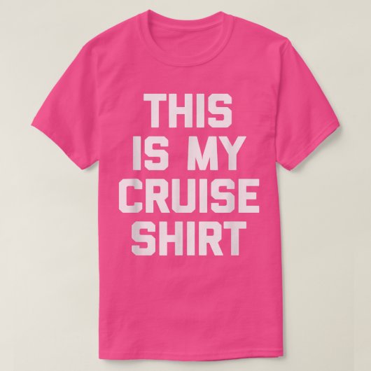 Dit is mijn cruise Funny Cruise Ship Vacation Crui T-shirt (Design voorkant)