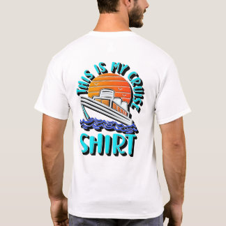 Dit is mijn cruise shirt met zonsondergang.