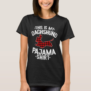 Dit is mijn Dachshund Pajama T-shirt