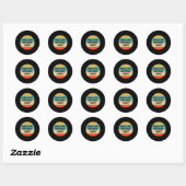 Dit is mijn dansen ronde sticker (Vel)