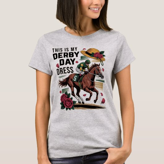 Dit is mijn Derby Day Dress T-shirt (Voorkant)