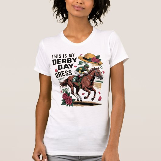 Dit is mijn Derby Day Dress T-shirt (Voorkant)