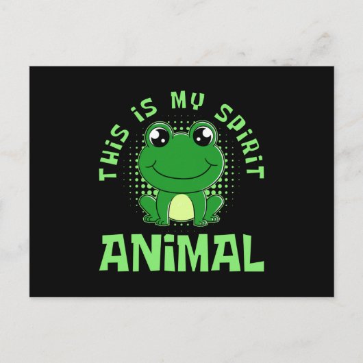 Dit is mijn dierenkikker briefkaart (Voorkant)