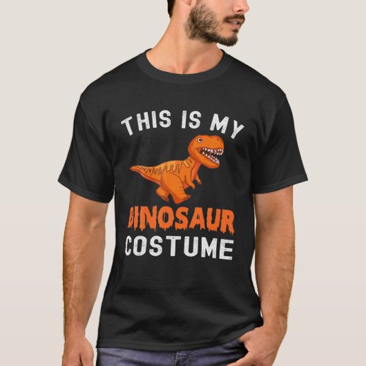 Dit is mijn Dinosaur Costume Fun Dinosaur Hallowee T-shirt (Voorkant)