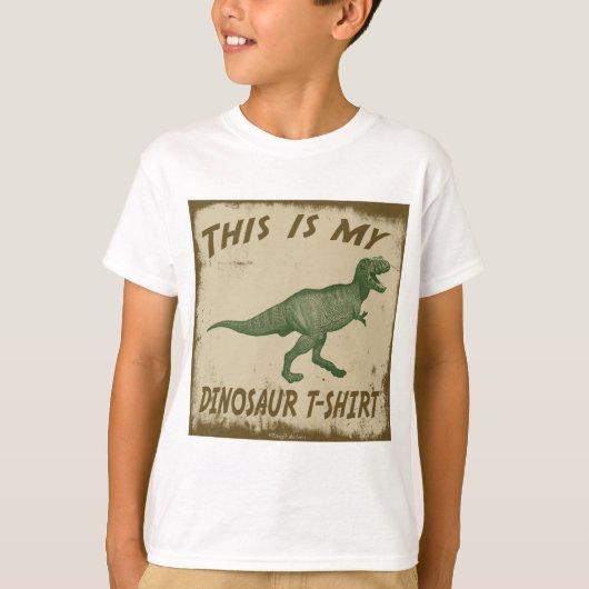 DIT IS MIJN DINOSAUR T-SHIRT (Voorkant)