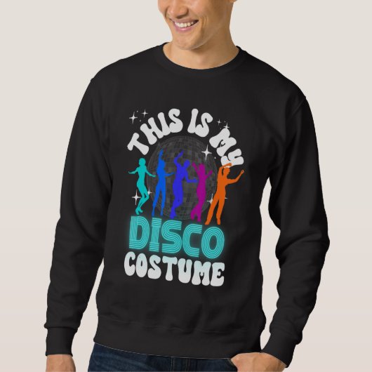 Dit Is Mijn Disco Kostuum 70s Feestkostuum Manne Trui (Voorkant)