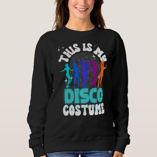 Dit Is Mijn Disco Kostuum 70s Feestkostuum Mannen Trui (Voorkant)