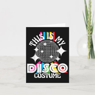 Dit is mijn disco kostuum - jaren 70 Funky Party 7 Kaart