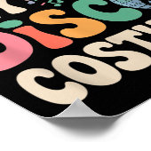 Dit is mijn disco kostuum retro grappige jaren 70 poster (Hoek)