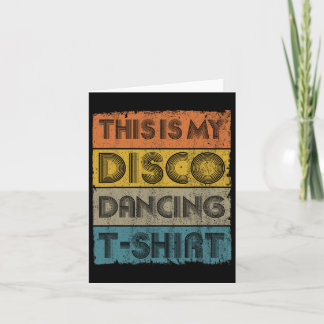 Dit is mijn disco retro jaren '70 muziek dans 80 kaart