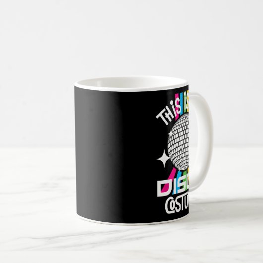 Dit is mijn discokostuum Funny jaren 70 Funky jare Koffiemok (Voorkant rechts)