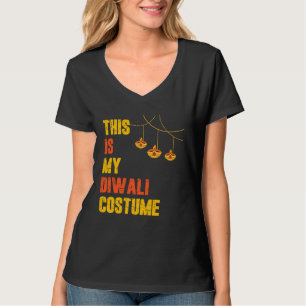 Dit is mijn Diwali Aangepast  Shubh Deepalawi Kleu T-shirt