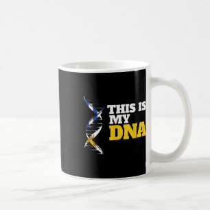 Dit Is Mijn Dna Trots Ukrainestaats Patriottische Koffiemok