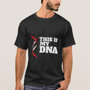 Dit is mijn DNA, trotse Zweedse patriottische vlag T-shirt