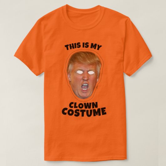Dit is mijn Donald Trump Clown kostuum T-shirt (Design voorkant)