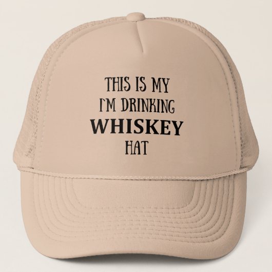 dit is mijn drink whisky trucker pet (Voorkant)