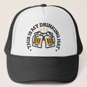 Dit is mijn drinkhoed bier trucker pet (Voorkant)