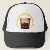 Dit is mijn drinkhoed trucker pet (Voorkant)