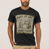 DIT IS MIJN DRUMS T-SHIRT (Voorkant)