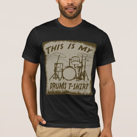 DIT IS MIJN DRUMS T-SHIRT (Voorkant)