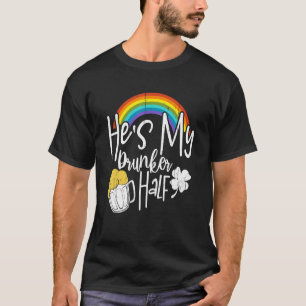 Dit is mijn Drunker Half St. Patricks Day Matching T-shirt