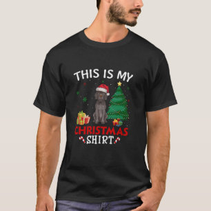 Dit is Mijn Duitse Kortharige Hond Santa Ha T-shirt