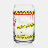 Dit is mijn echte misdaad als ik naar de Drink kij Blikvorm Glas (Achterkant)