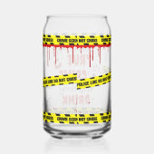 Dit is mijn echte misdaad als ik naar de Drink kij Blikvorm Glas (Rechts)