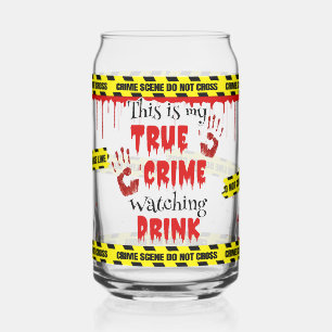 Dit is mijn echte misdaad als ik naar de Drink kij Blikvorm Glas