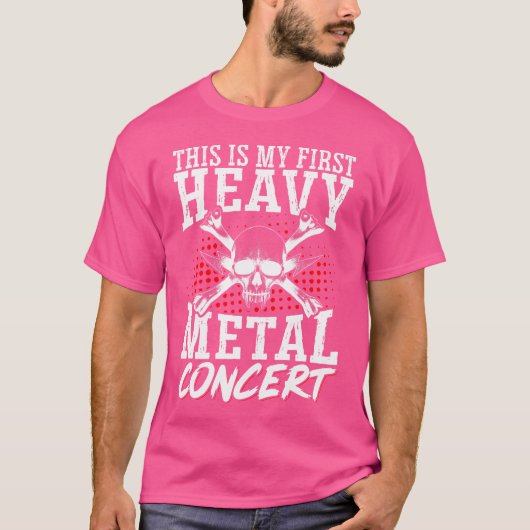 Dit is mijn eerste heavy metal concert t-shirt (Voorkant)