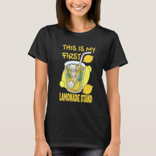 Dit is mijn eerste limonadestandaard limonade-bedr t-shirt