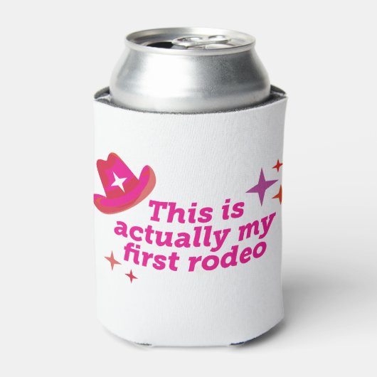 Dit is mijn eerste rodeo blikjeskoeler (Blikje Voorkant)