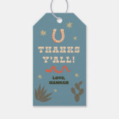 Dit is mijn eerste Rodeo dank u/partij gunst Label Cadeaulabel (Voorkant)