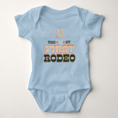 Dit is mijn eerste Rodeo - First Birthday T-shirt (Voorkant)