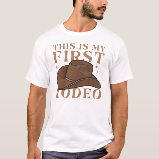 Dit is mijn eerste Rodeo Funny Bullfighter Gezegde T-shirt (Voorkant)