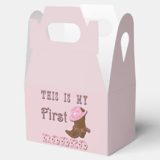 Dit is mijn eerste Rodeo gunstbox Bedankdoosjes