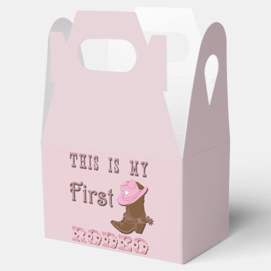 Dit is mijn eerste Rodeo gunstbox Bedankdoosjes (Geopend)