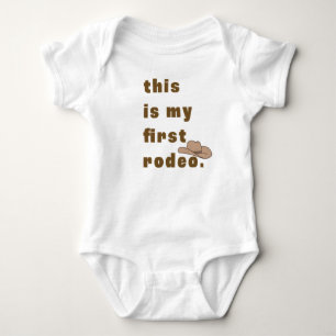 Dit is mijn eerste rodeo in bruin romper