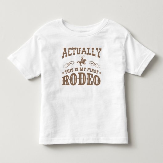 Dit is mijn eerste rodeo kinder shirts (Voorkant)