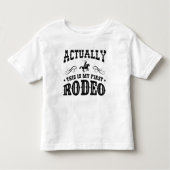 Dit is mijn eerste rodeo kinder shirts (Voorkant)