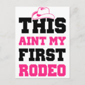 Dit is mijn eerste Rodeo niet. Briefkaart (Voorkant)