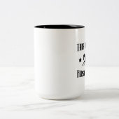 Dit is mijn eerste Rodeo niet! Tweekleurige Koffiemok (Center)